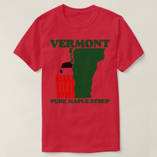 Vermont Pure Maple Sirup T-Shirt (Design vorne)