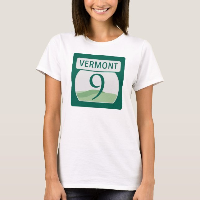 Vermont Route 9 T - Shirt (Vorderseite)