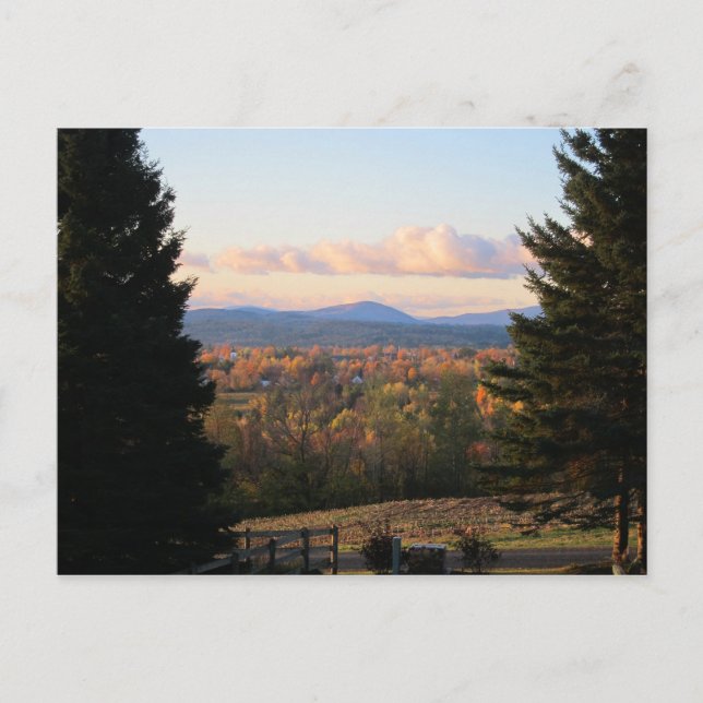Vermont Scene Postkarte (Vorderseite)