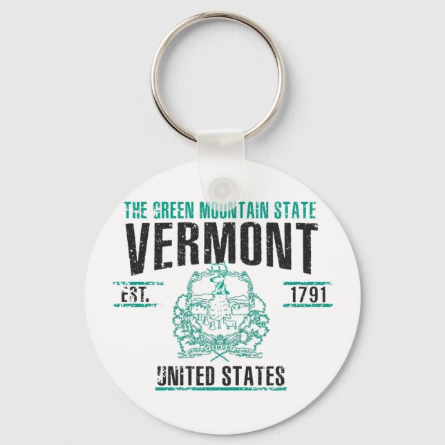 Vermont Schlüsselanhänger (Vorderseite)