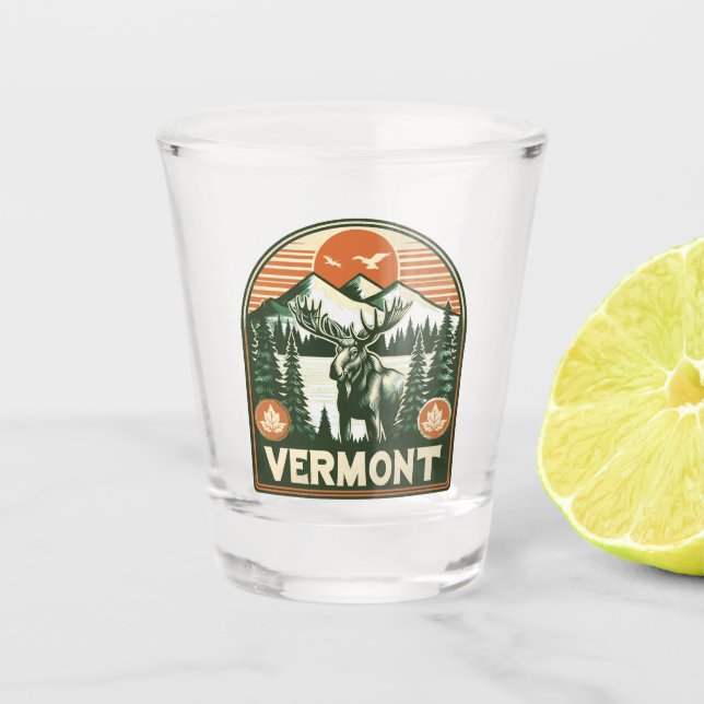Vermont Schnapsglas (Vorderseite)