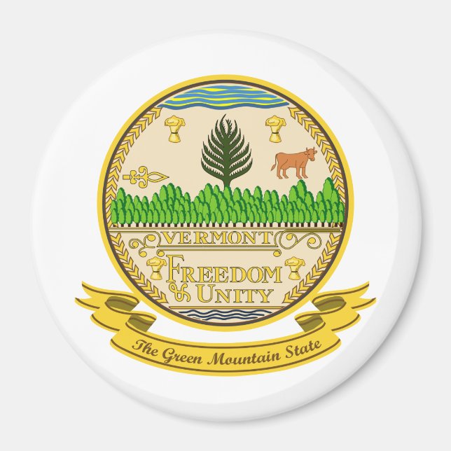 Vermont Siegel Magnet (Vorne)