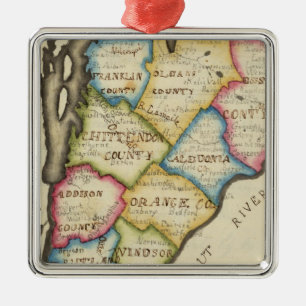 Vermont Silbernes Ornament