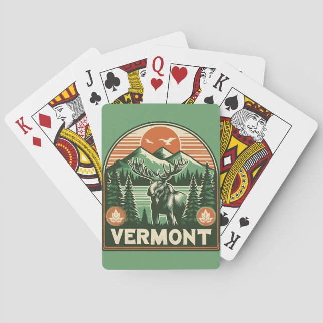 Vermont Spielkarten (Rückseite)