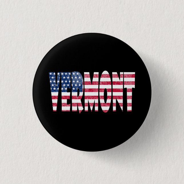 Vermont-Staat  Button (Vorderseite)