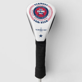 Vermont Staat Circle Custom Golf Head Cover Golf Headcover