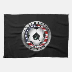 Vermont Staat Generation X American Soccer Geschirrtuch