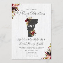 Vermont Staat Hochzeit in Urlaubsort Einladung