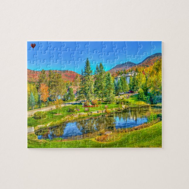 Vermont Stowe Jigsaw Puzzle (Horizontal)