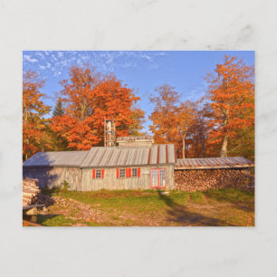 Vermont Sugar House Postkarte