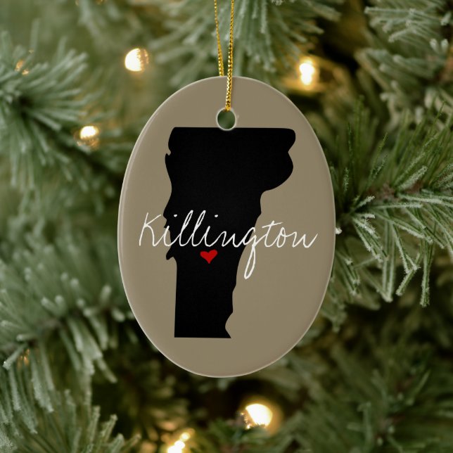 Vermont Town Keramikornament (Baum)
