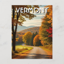 Vermont Travel Postkarte