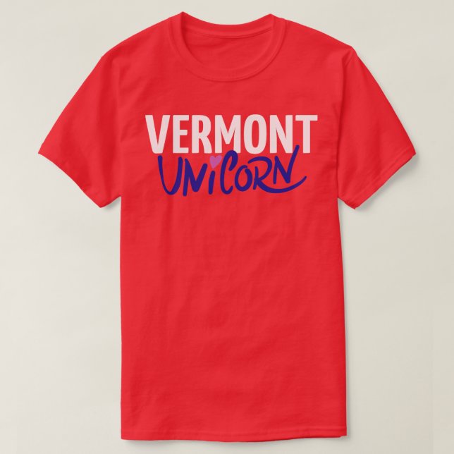 Vermont Unicorn 2 T-Shirt (Design vorne)