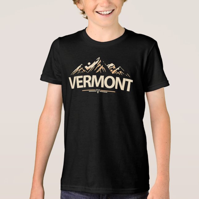 Vermont United States of America Tri-Blend Shirt (Vorderseite)