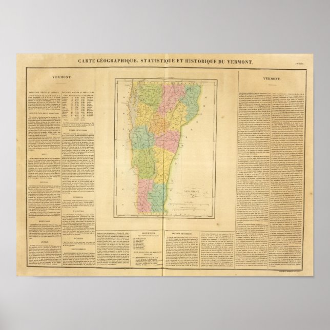 Vermont US Poster (Vorne)