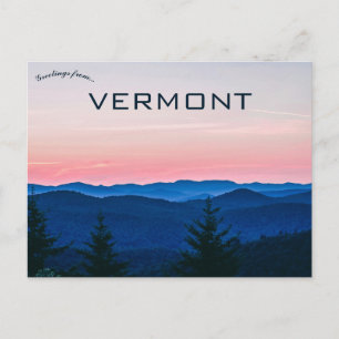 Vermont USA Postkarte