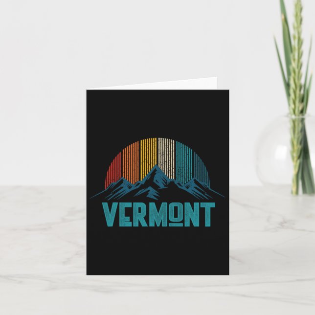 Vermont Vintag Souvenir Karte (Vorderseite)