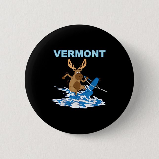 Vermont Wasserski Locarno Highlights Button (Vorderseite)