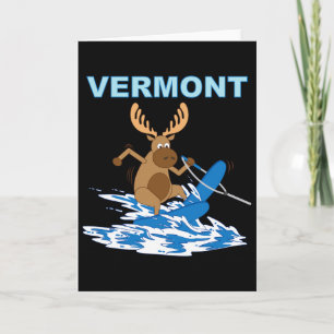 Vermont Wasserskiurlaub am Moose Moose Lake  Karte