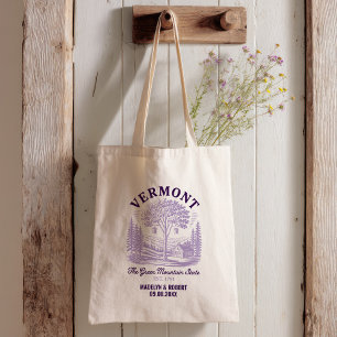 Vermont Wedding Welcome Bag, Staat Liebe Tragetasche