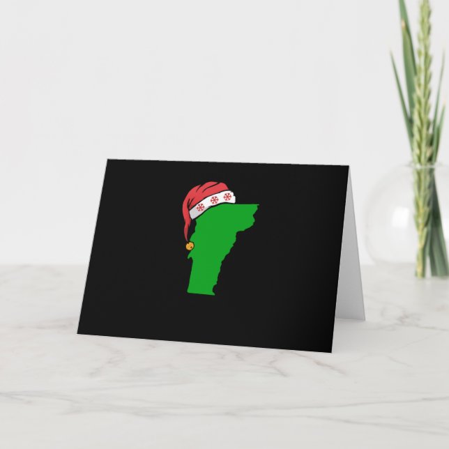 Vermont-Weihnachtsniedliches Karte (Vorderseite)