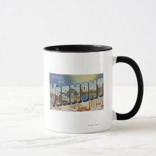 Vermont (Winterlandschaft) - Große Briefmarkenszen Tasse