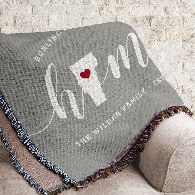 Vermont Zuhause Staat Personalisiert Decke (Von Creator hochgeladen)