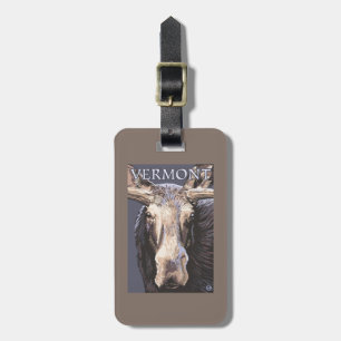 VermontMoose herauf nahes Gepäckanhänger