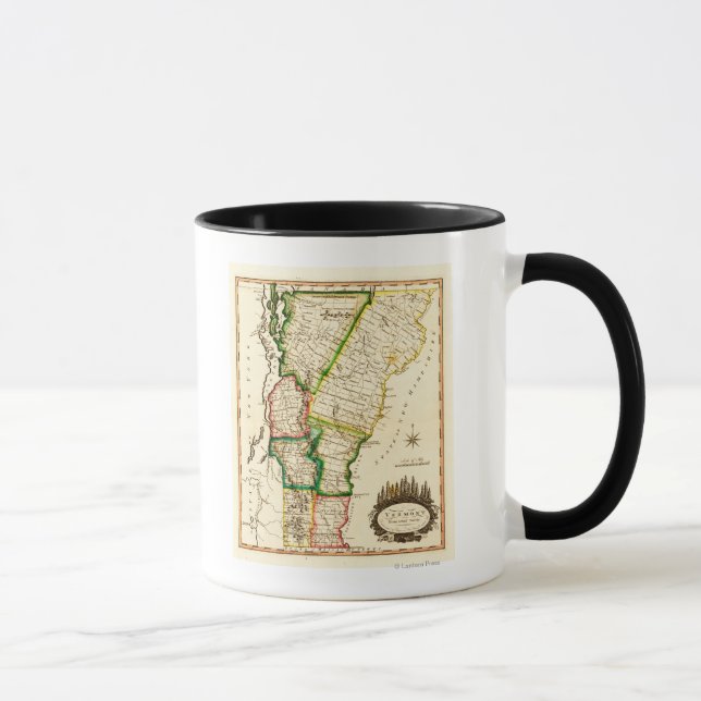 VermontPanoramakarte Vermont 2 Tasse (Rechts)