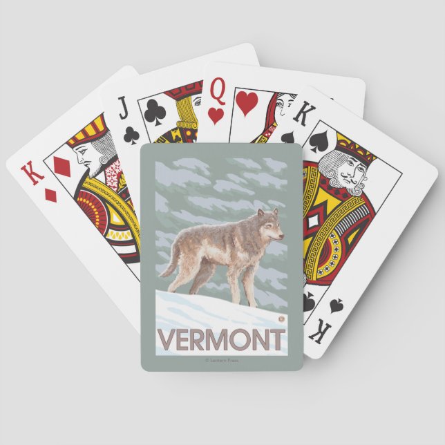 VermontWolf Szene Spielkarten (Rückseite)