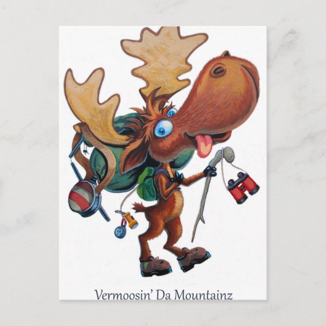 Vermoosin' Da Mountainz Postkarte (Vorderseite)