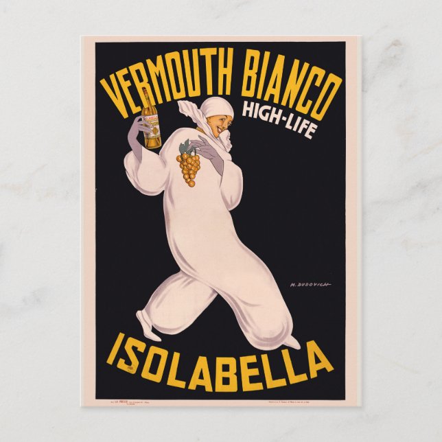 Vermouth Bianco, Hochleben, Isolabella Postkarte (Vorderseite)