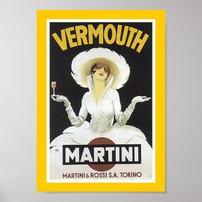 Vermouth Martini Poster (Vorne)
