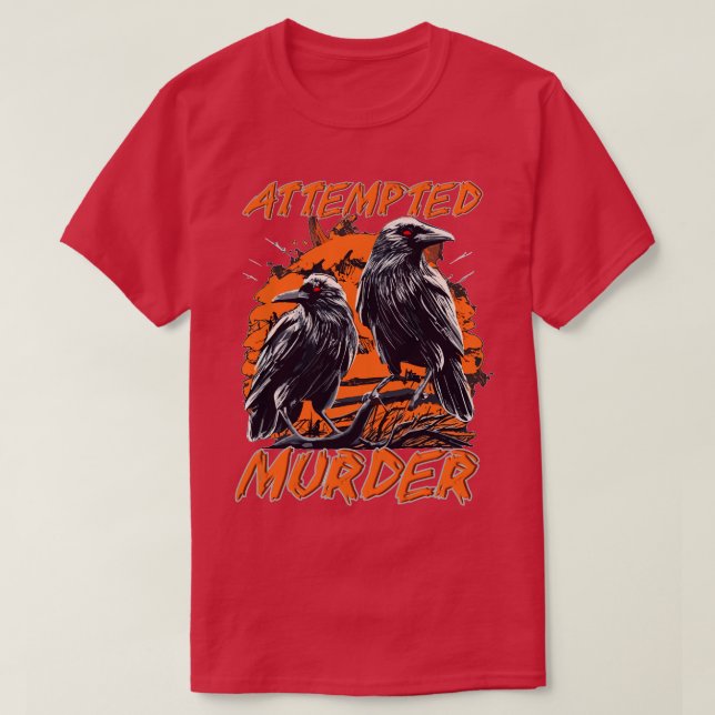Vermuteter Mord überarbeitet T-Shirt (Design vorne)