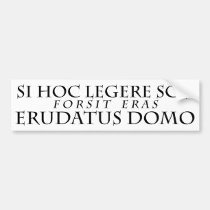 Vermutlich Homeschooled Autoaufkleber