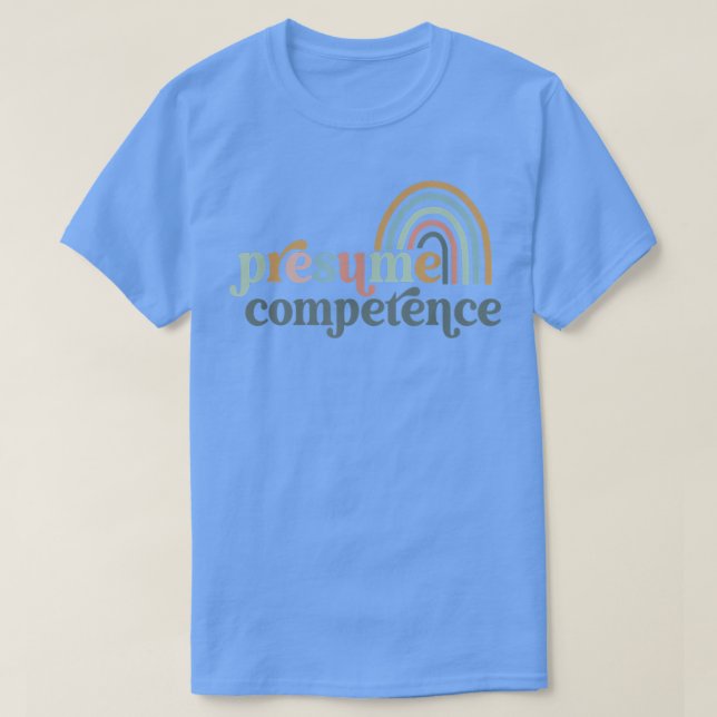 Vermutliche Kompetenz SPED Lehrer T-Shirt (Design vorne)