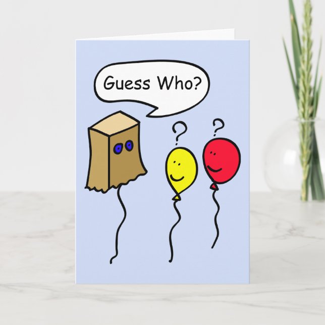 Vermutung die, Ballon-Leute-geheime Karte (Vorderseite)
