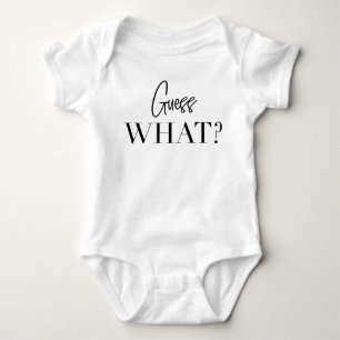 Vermutung was? ) Bin ich schwangere!) Baby Strampler