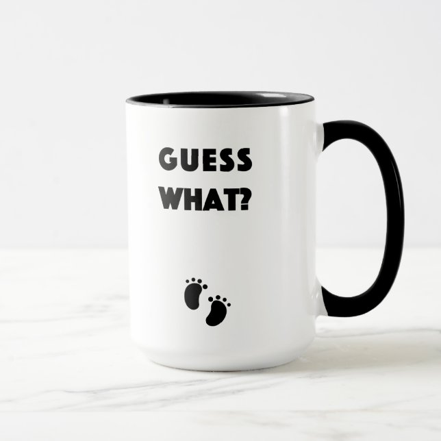 Vermutung welche Schwangerschafts-Mitteilung Tasse (Rechts)
