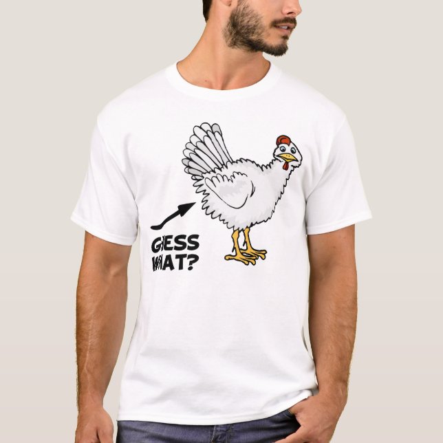 Vermutung welcher Huhn-Hintern T-Shirt (Vorderseite)