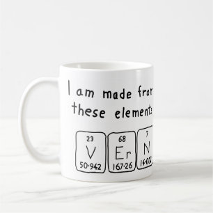 Vern Periodische Tasse von Tabellennamen