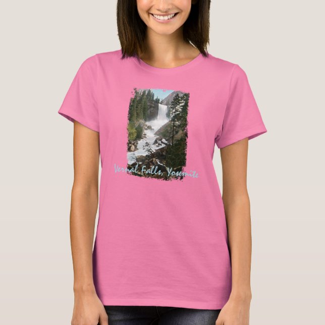 Vernal Falls bemalt Frauen Shirt (Vorderseite)