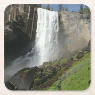 Vernal Falls I im Yosemite National Park Rechteckiger Pappuntersetzer