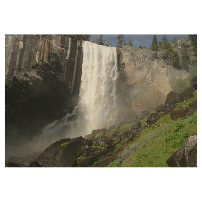 Vernal Falls I in Yosemite National Park Holzposter (Vorderseite)