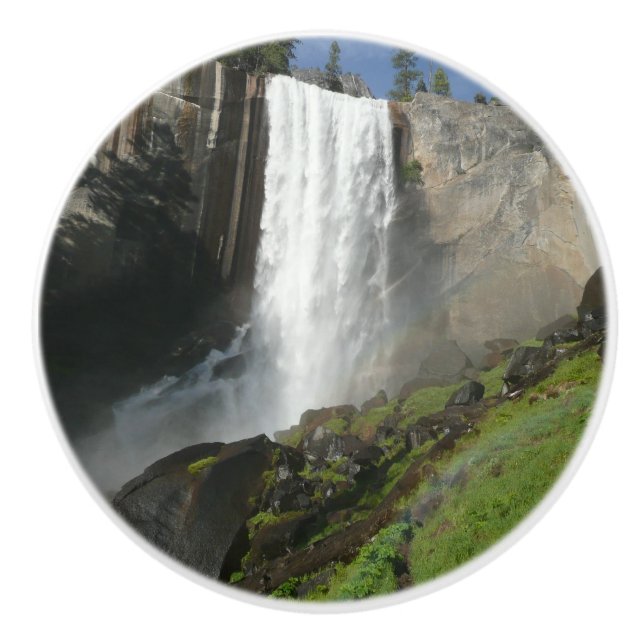 Vernal Falls I in Yosemite National Park Keramikknauf (Vorderseite)