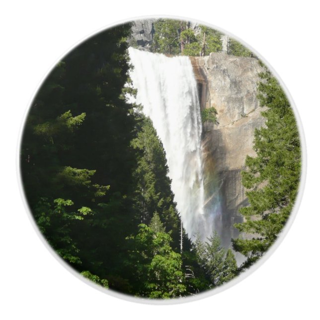 Vernal Falls II. im Yosemite-Nationalpark Keramikknauf (Vorderseite)