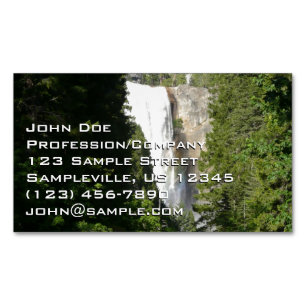 Vernal Falls II. im Yosemite-Nationalpark Magnetische Visitenkarte