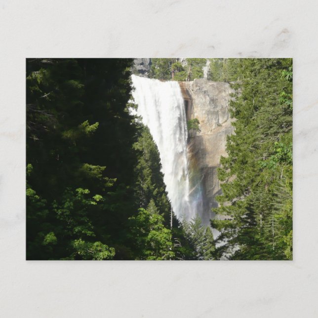 Vernal Falls II. im Yosemite-Nationalpark Postkarte (Vorderseite)