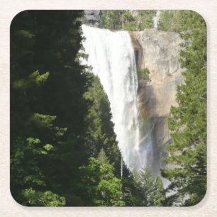 Vernal Falls II. im Yosemite-Nationalpark Rechteckiger Pappuntersetzer