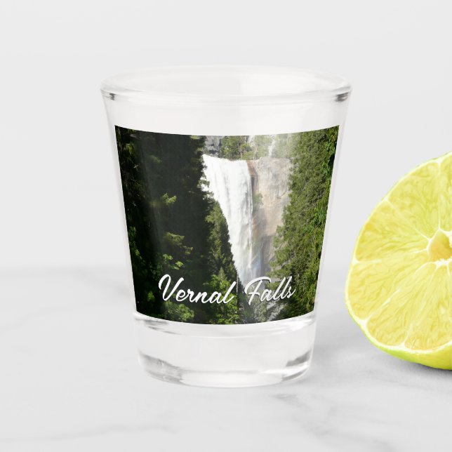 Vernal Falls II. im Yosemite-Nationalpark Schnapsglas (Vorderseite)